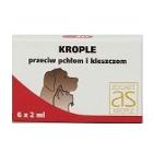 ZOO-ART Krople Antyinsekt przeciw pchłom i kleszczom 6x2ml