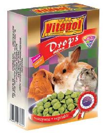 VITAPOL dropsy dla gryzoni warzywne 75g