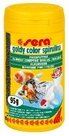 Sera goldy color spirulina - pokarm dla złotych rybek wybarwiający ze spiruliną