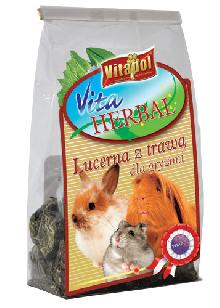 VITAPOL HERBAL Lucerna z trawą dla gryzoni 150g