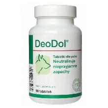 DOLFOS DeoDol tabletki z chlorofilem dla psów NEUTRALIZACJA NIEPRZYJEMNYCH ZAPACHÓW, 90tabl.