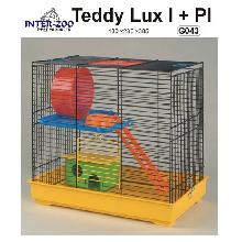 Inter-Zoo klatka dla chomika Teddy Lux I z wyposażeniem plastik. 