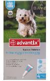 Bayer Advantix Spot-On 1,0ml  - kompleksowa ochrona przeciw insektom dla psów 4-10kg