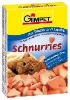 GIMPET Schnurries tabletki dla kotów z łososiem 650szt.