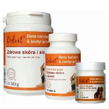 DOLFOS Dolvit Beta karoten & biotyna forte ZDROWA SKÓRA I SIERŚĆ tabletki dla psów op.90tabl-1kg