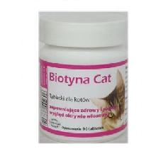 DOLFOS Biotyna Cat tabletki dla kotów na zdrową sierść
