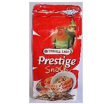 Versele-Laga Prestige Snack Parakeets 125g przysmak z biszkoptami i owocami dla średnich papug
