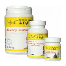 DOLFOS Dolvit Fosforan wapnia AD3E preparat witaminowo-mineralny dla psów op.90tabl.-1kg