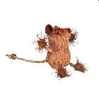 TRIXIE Mysz z kocimiętką beżowo-brązowa 8cm zabawka dla kota